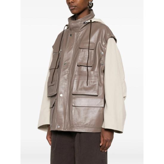 26SS 니콜로 파스콸레티 자켓 JO65 LEAN CPOQ BROTA BROWN NEUTRALS - NICCOLÒ PASQUALETTI