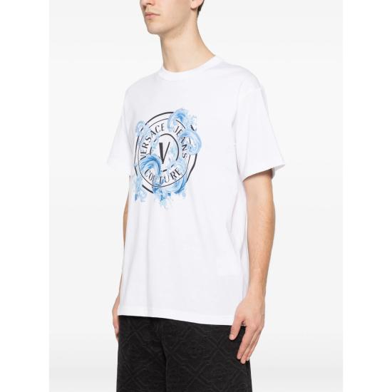 26SS 베르사체 반팔 티셔츠 80GAHE01 CJ00E 003 WHITE - VERSACE