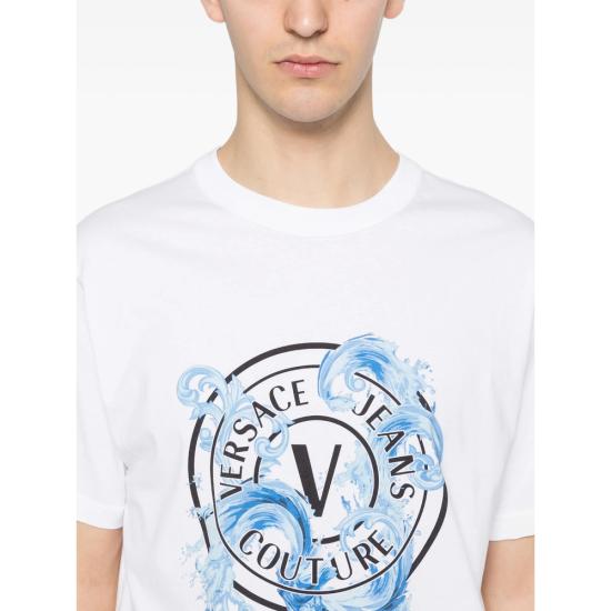 26SS 베르사체 반팔 티셔츠 80GAHE01 CJ00E 003 WHITE - VERSACE