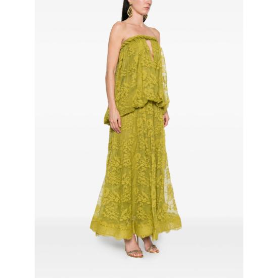 26SS 짐머만 미디 원피스 8744DS261 PISTA GREEN - ZIMMERMANN