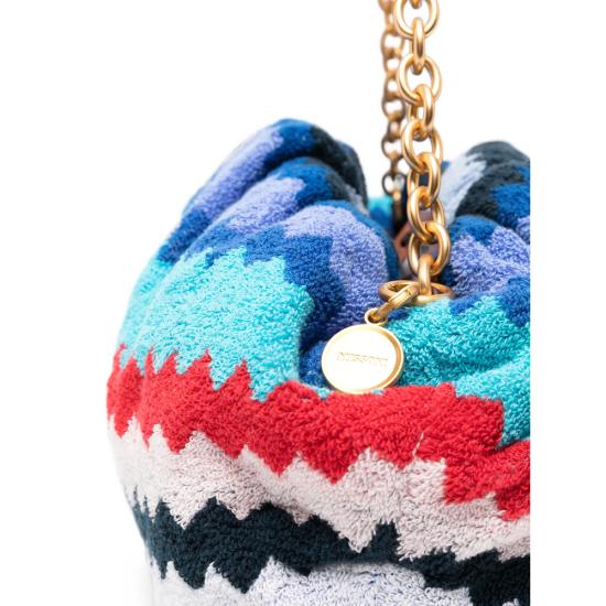 26SS 미소니 클러치/파우치 MI10062F 506 BLUE PURPLE - MISSONI