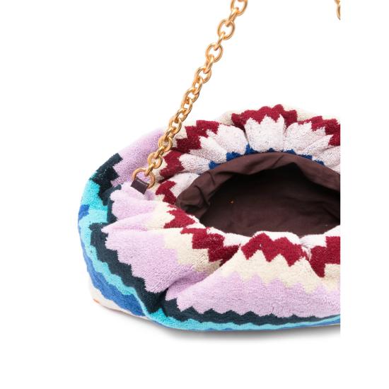 26SS 미소니 클러치/파우치 MI10062F 506 BLUE PURPLE - MISSONI