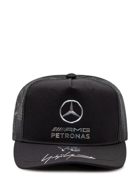 26SS Y-3 X MERCEDES AMG PETRONAS FORMULA ONE 모자 KR4909 BLACK