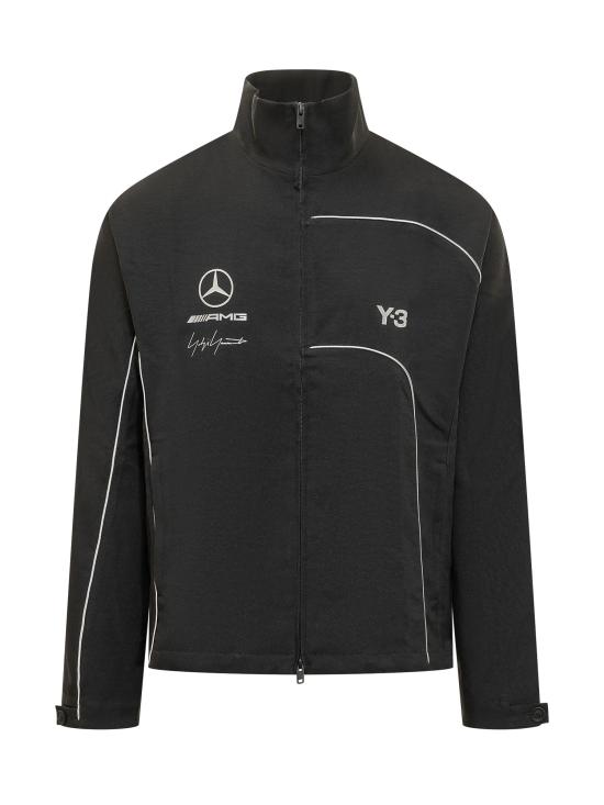 26SS Y-3 X MERCEDES AMG PETRONAS FORMULA ONE 긴팔 티셔츠 KR2342 BLACK