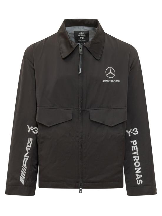 26SS Y-3 X MERCEDES AMG PETRONAS FORMULA ONE 긴팔 티셔츠 KR2375 BLACK