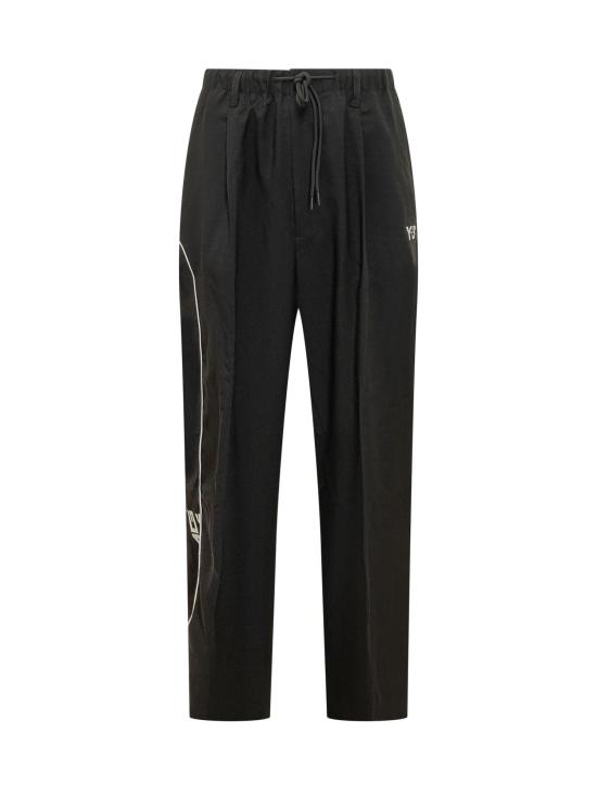 26SS Y-3 X MERCEDES AMG PETRONAS FORMULA ONE 스트레이트 팬츠 KR2343 BLACK