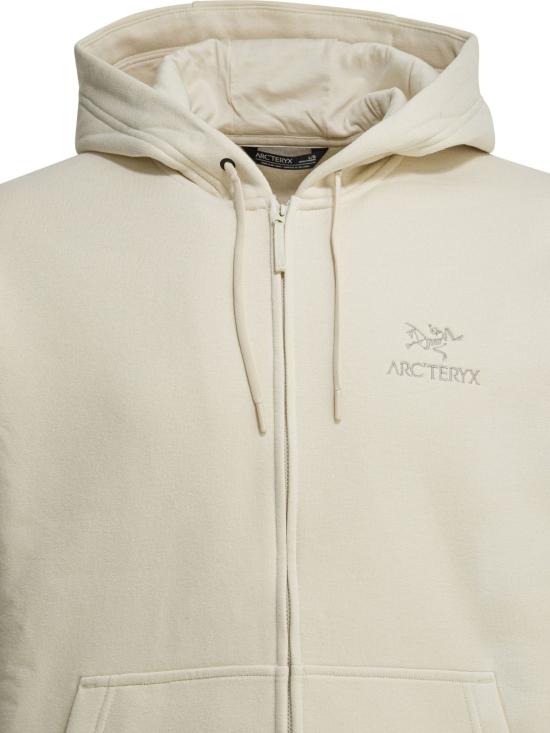 26SS 아크테릭스 엠블럼 플리스 풀집 후디 X000009929EMBLEM FZ HDYSEA SALT Beige - ARC`TERYX