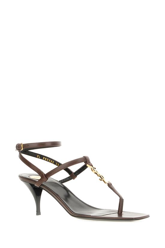 26SS 생로랑 샌들 86058625VAB 2128 PARIS BROWN - SAINT LAURENT