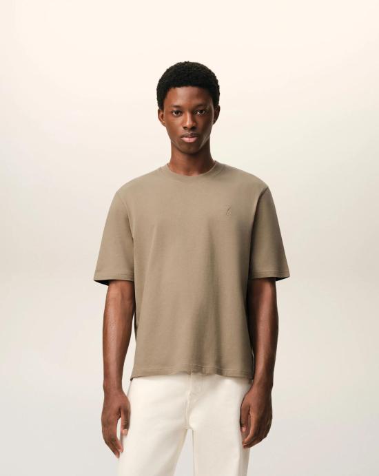 26SS 아미 반팔 티셔츠 UTS341726 A036 Beige taupe - AMI