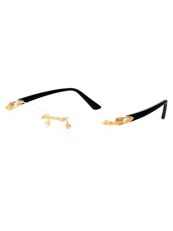 26SS 까르띠에 림리스 무테 안경 CT0318O 001 gold - CARTIER