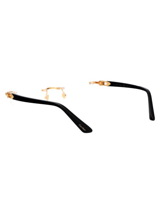 26SS 까르띠에 림리스 무테 안경 CT0318O 001 gold - CARTIER