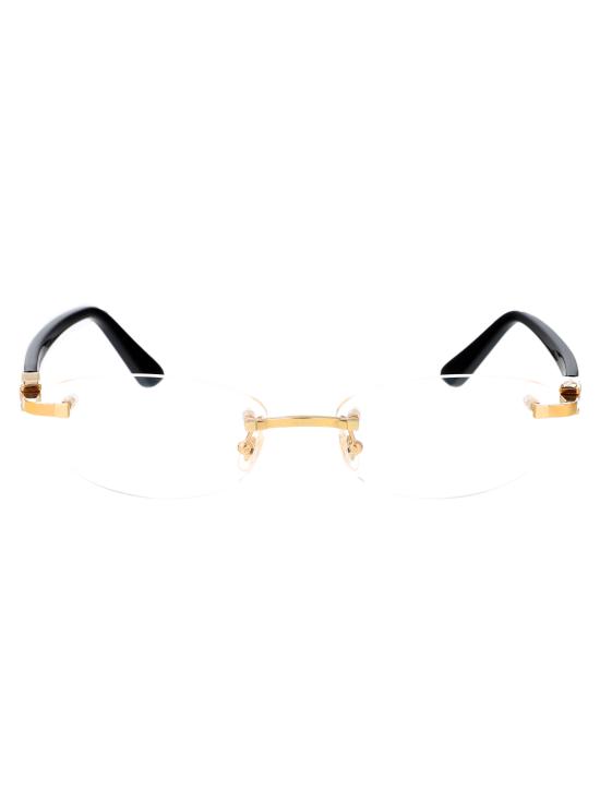 26SS 까르띠에 림리스 무테 안경 CT0318O 001 gold