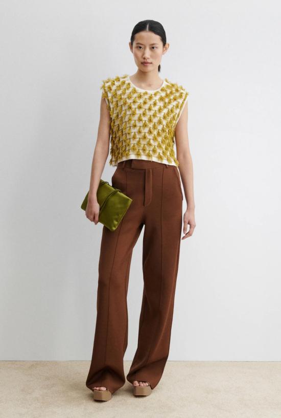  레이첼 코미 블라우스 해즐릿 탑크림 + 머스터드 - RACHEL COMEY