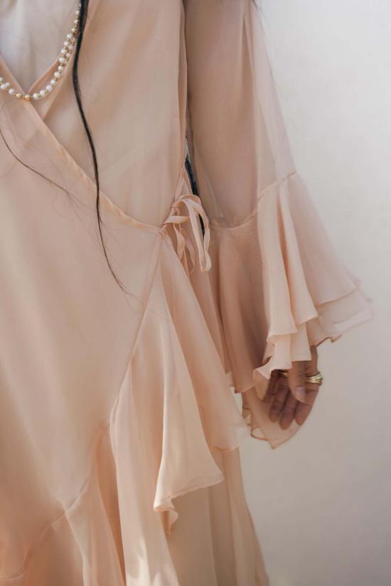  My Store 라운지 웨어 내 가게 핑크 로터스 하늘의 여사제 로브 - SONG OF THE SERPENTS