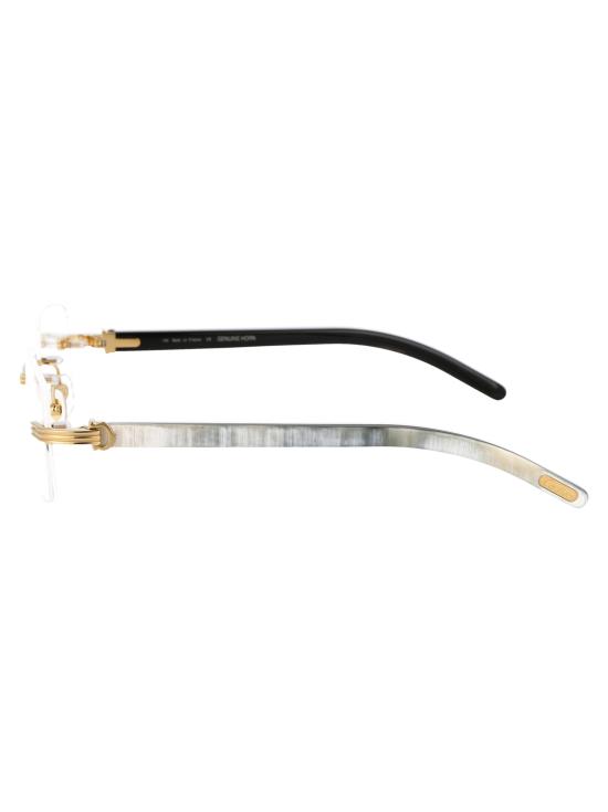 26SS 까르띠에 림리스 무테 안경 CT0286O 003 gold - CARTIER