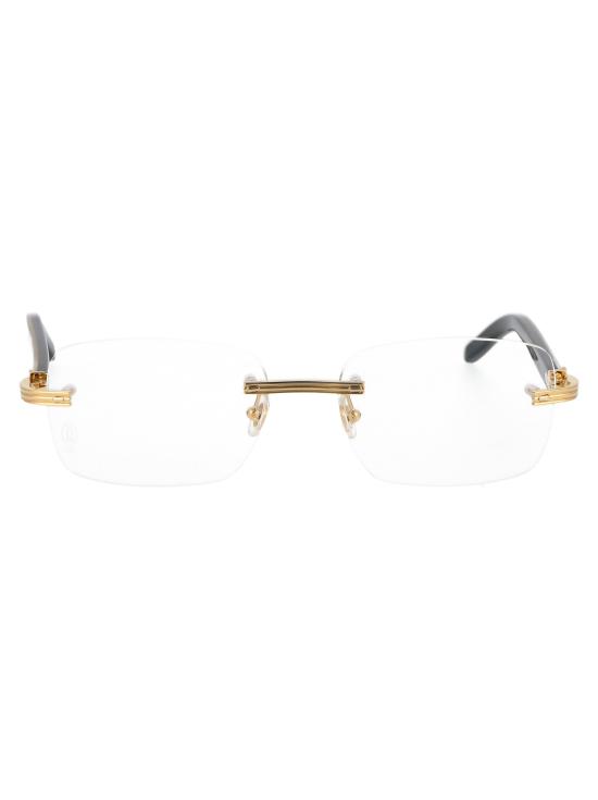 26SS 까르띠에 림리스 무테 안경 CT0286O 003 gold