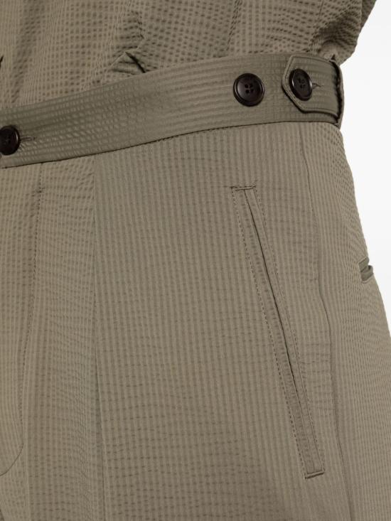 26SS 엠포리오 아르마니 스트레이트 팬츠 EM005542AF22051 U6128 Kaki - EMPORIO ARMANI