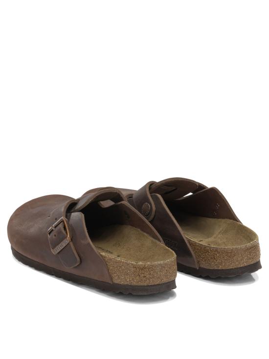 26SS 버켄스탁 보스턴 오일드 레더 클로그 860133DHABANA Brown - BIRKENSTOCK