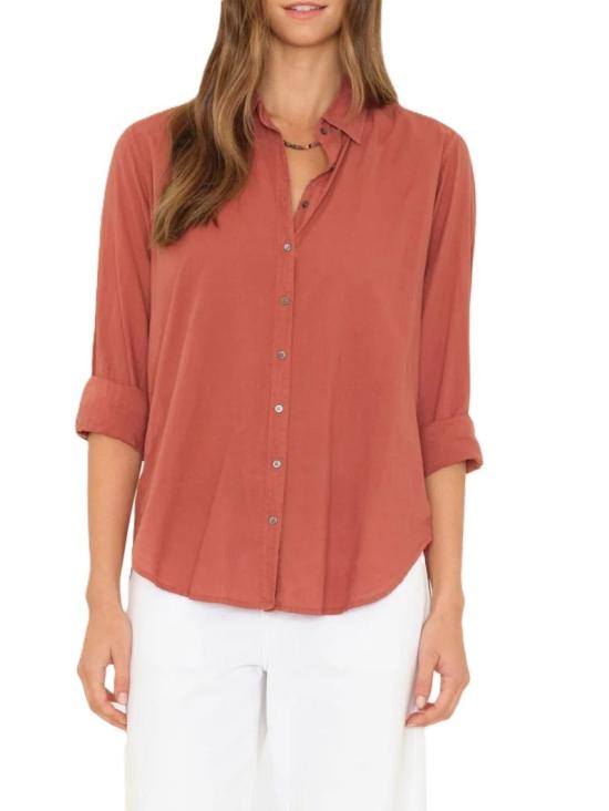 26SS 시레나 셔츠 X5CTP111CNB Brown - XIRENA