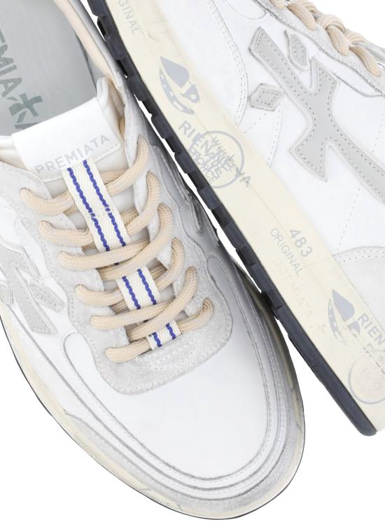26SS 화이트 프리미아타 스니커즈 NOUS 7233 White - WHITE PREMIATA