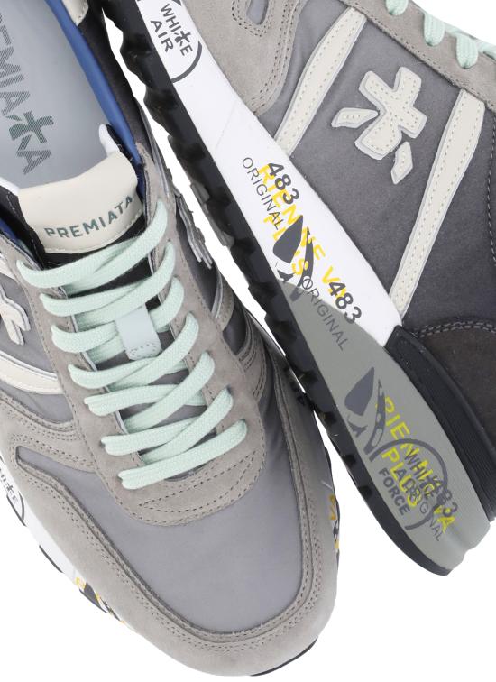 26SS 화이트 프리미아타 스니커즈 LANDER 4586 Grey - WHITE PREMIATA