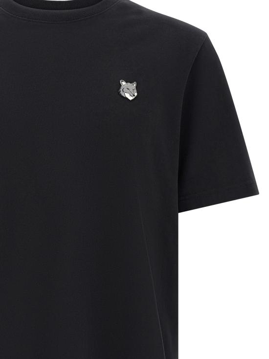 26SS 메종키츠네 폭스 헤드 컴포트 티셔츠 PM00108KJ7025P199 Black - MAISON KITSUNE