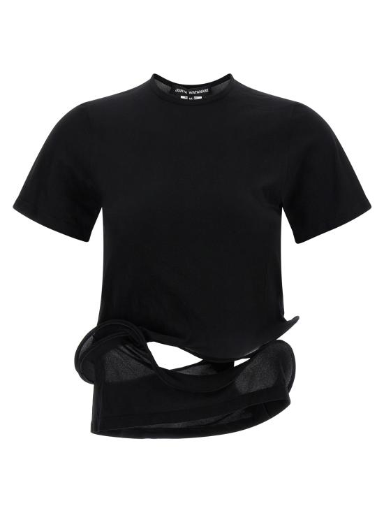 26SS 와타나베 준야 반팔 티셔츠 JQT0401 Black