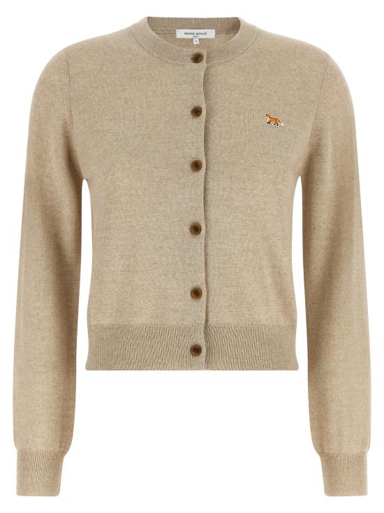 26SS 메종키츠네 베이비 폭스 메리노 레귤러 가디건 PW00502KT1181H218 Beige