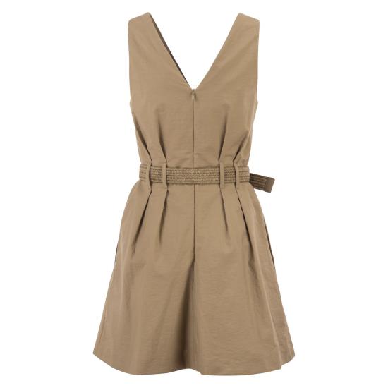 26SS 브루넬로 쿠치넬리 미디 원피스 ML140A5354 CAMEL - BRUNELLO CUCINELLI