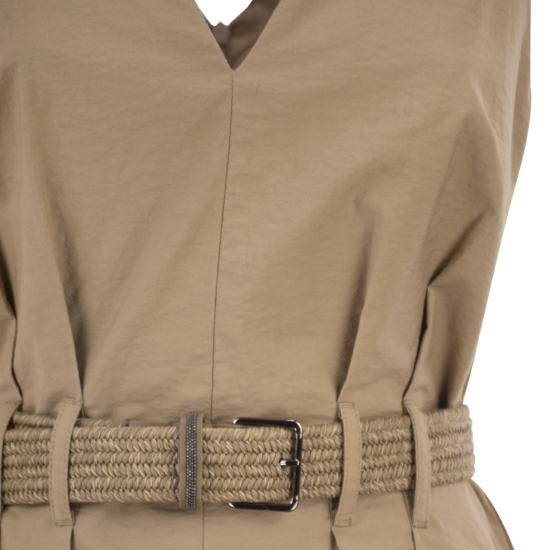 26SS 브루넬로 쿠치넬리 미디 원피스 ML140A5354 CAMEL - BRUNELLO CUCINELLI