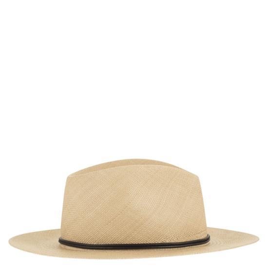 26SS 브루넬로 쿠치넬리 모자 MCAP90036 NATURAL - BRUNELLO CUCINELLI