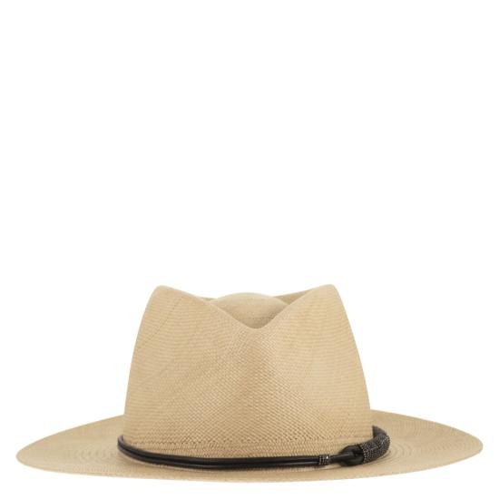 26SS 브루넬로 쿠치넬리 모자 MCAP90036 NATURAL