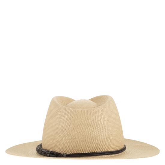 26SS 브루넬로 쿠치넬리 모자 MCAP90036 NATURAL - BRUNELLO CUCINELLI