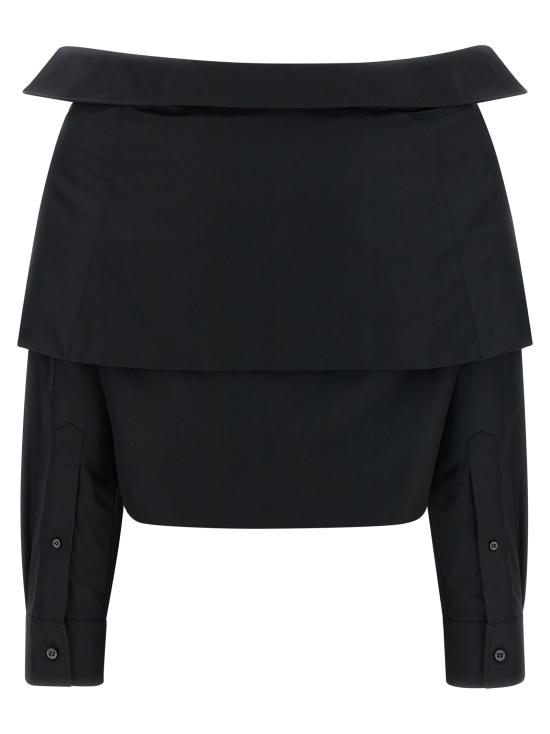 26SS 발렌시아가 블라우스 872123TUM201000 Black - BALENCIAGA