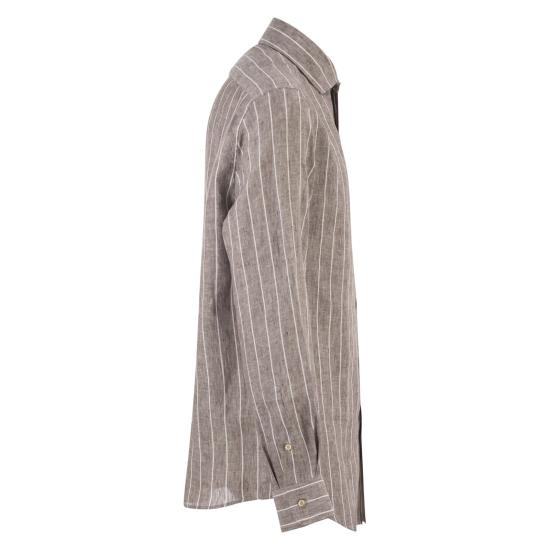 26SS 브루넬로 쿠치넬리 긴팔 셔츠 MA6860627 HAZELNUT - BRUNELLO CUCINELLI