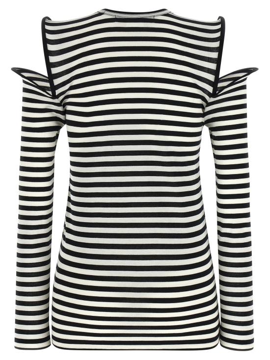 26SS 와타나베 준야 긴팔 티셔츠 JQT0221 White Black - JUNYA WATANABE