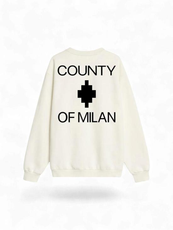 26SS 마르셀로 불론 긴팔 티셔츠 S6CMMASW099412 Dark Beige - MARCELO BURLON