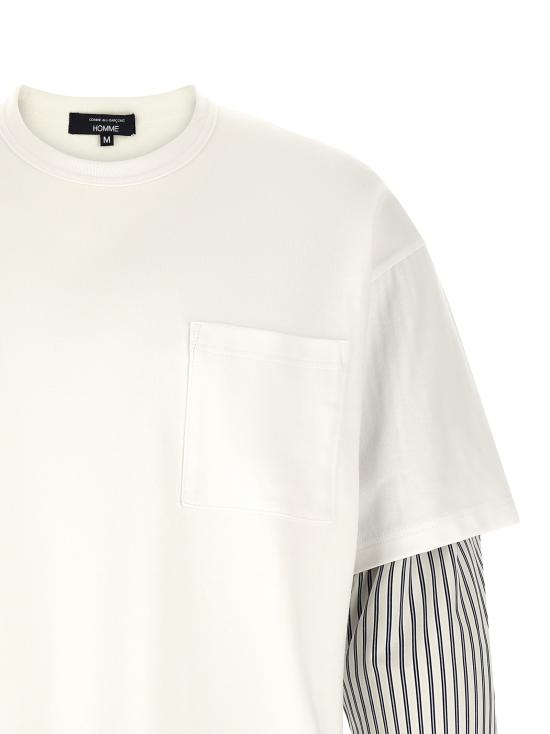 26SS 꼼데가르송 긴팔 티셔츠 HQT0062 White - COMME DES GARCONS