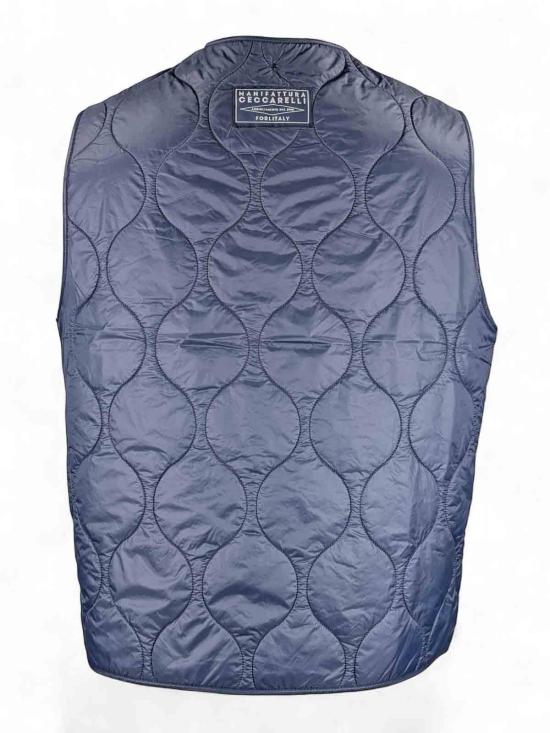 26SS 마니팟투라 체카렐리 베스트 6920CANAVY Blue - MANIFATTURA CECCARELLI