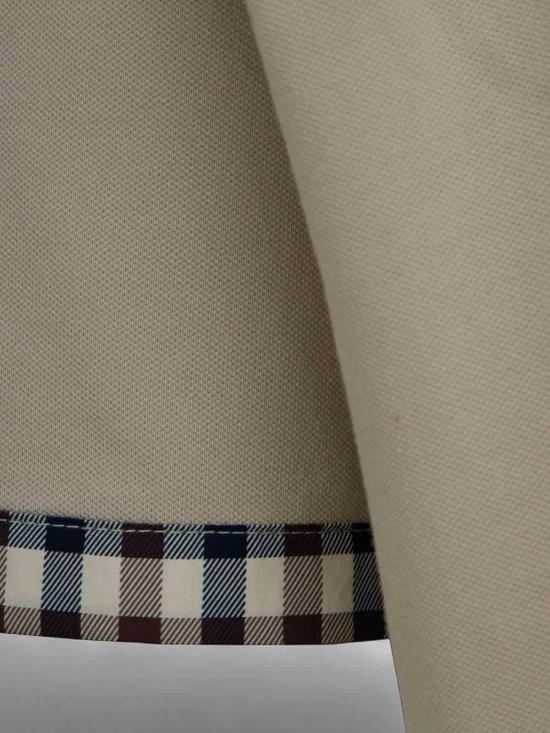 26SS AQUASCUTUM ACTIVE 반팔 티셔츠 AAB006PO0013 Beige - OTHER BRANDS