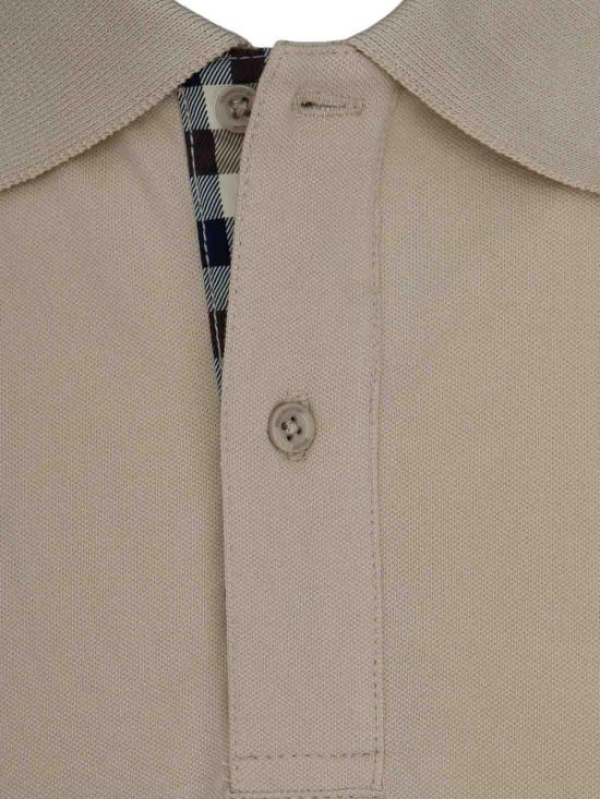 26SS AQUASCUTUM ACTIVE 반팔 티셔츠 AAB006PO0013 Beige - OTHER BRANDS