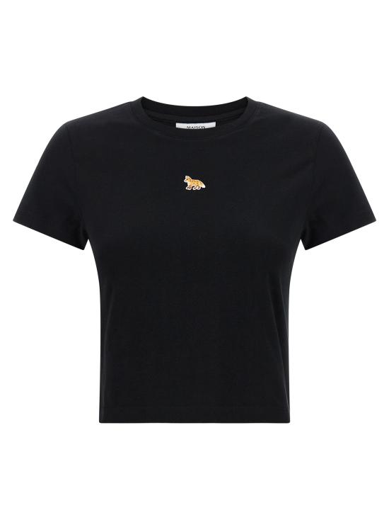 26SS 메종키츠네 베이비 폭스 베이비 티셔츠 PW00111KJ7026P199 Black