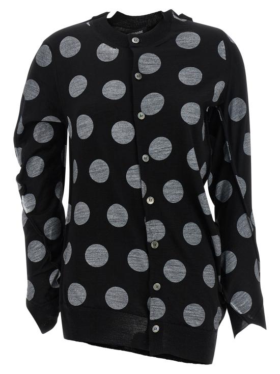 26SS 와타나베 준야 가디건 JQN0201 White Black