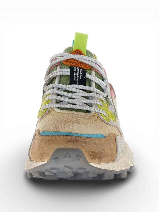 26SS 플라워 마운틴 스니커즈 202E14 Beige - FLOWER MOUNTAIN