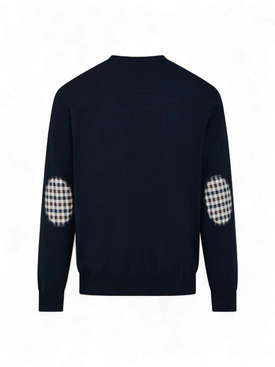 26SS AQUASCUTUM ACTIVE 스웨터 AAB006WO00411 Blue - AQUASCUTUM ACTIVE