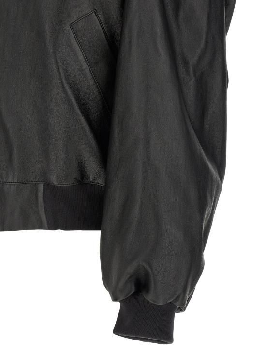 26SS 발렌시아가 가죽 자켓 869697TUS061000 Black - BALENCIAGA