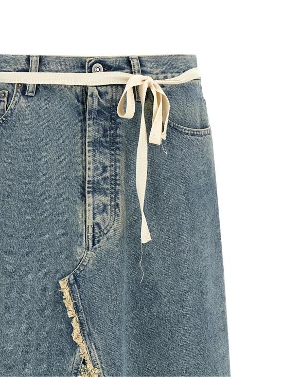 26SS 마르지엘라 숏 스커트 S29MI0010M30066962 Light Blue - MAISON MARGIELA