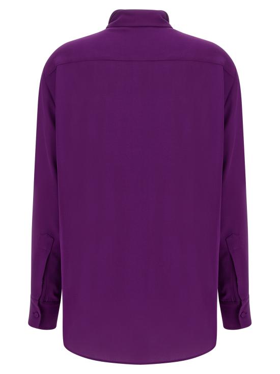 26SS 발렌시아가 블라우스 872329TUN135210 Purple - BALENCIAGA