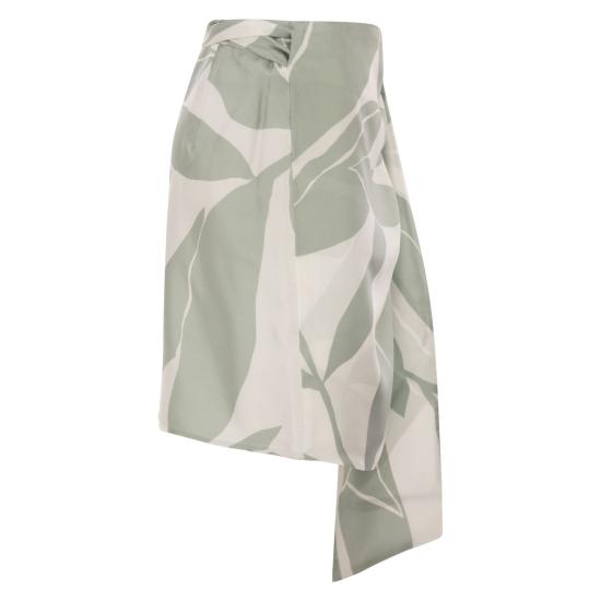 26SS 막스마라 미디 스커트 2611101042600 WHITE GREEN - MAX MARA