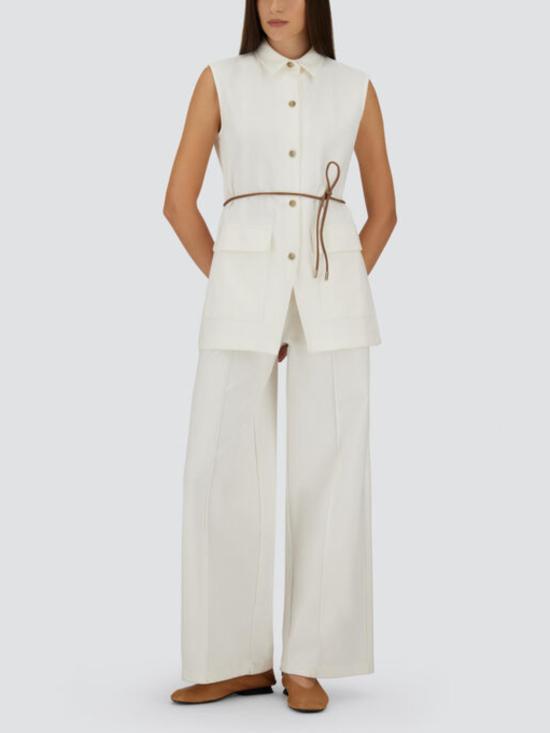 26SS 에르노 민소매 티셔츠 CM000038D 560351100 White - HERNO